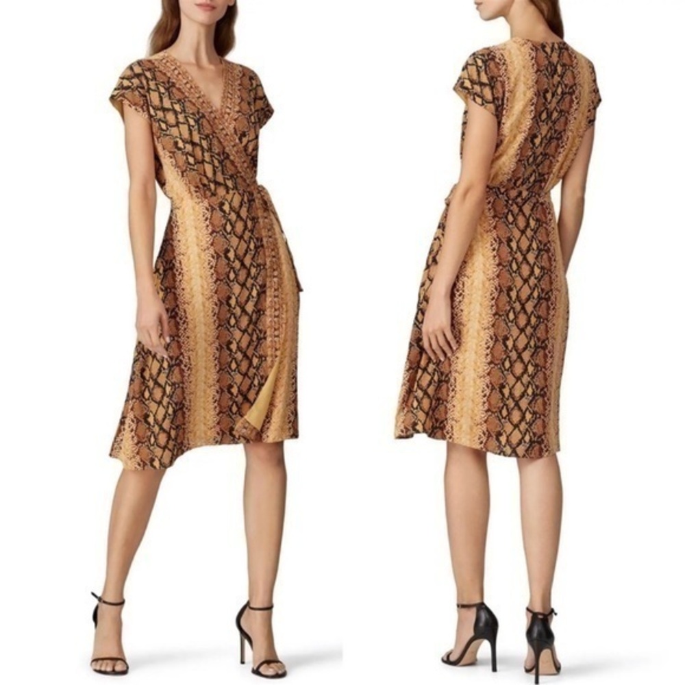 Joie • Bethwyn Snake Print Wrap Dress